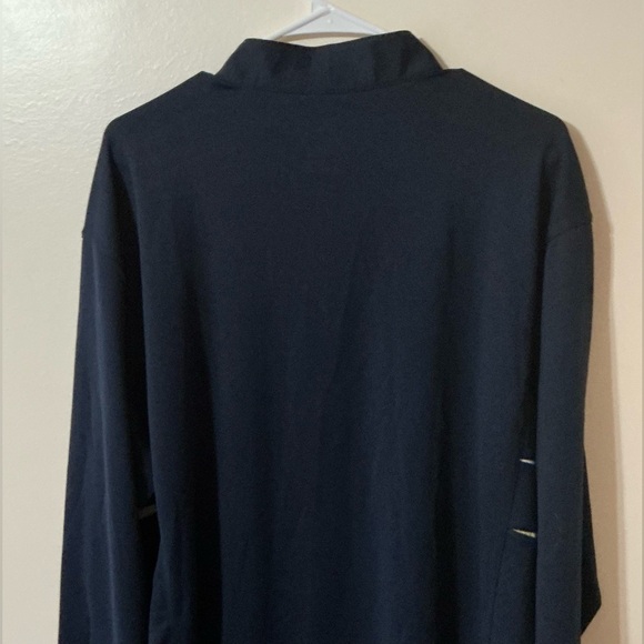 Holloway Men's DRI-Excel Pullover Shirt Navy Beige/White Color Blocks XL New - Picture 6 of 11